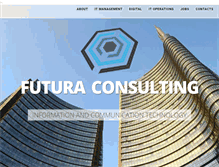 Tablet Screenshot of futura-consulting.net